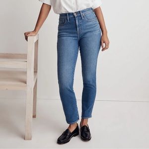 NWT Madewell Stovepipe Jeans 27T (Tall)